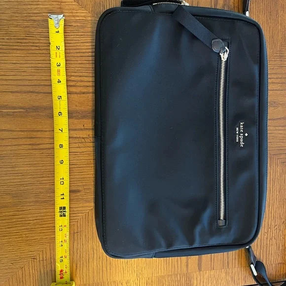 Kate Spade New York Black Nylon Laptop Crossbody Messenger Bag - Picture 8 of 8